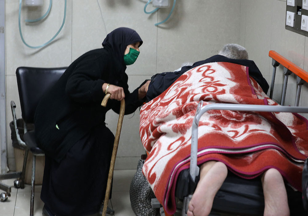 syriens à l'hopital