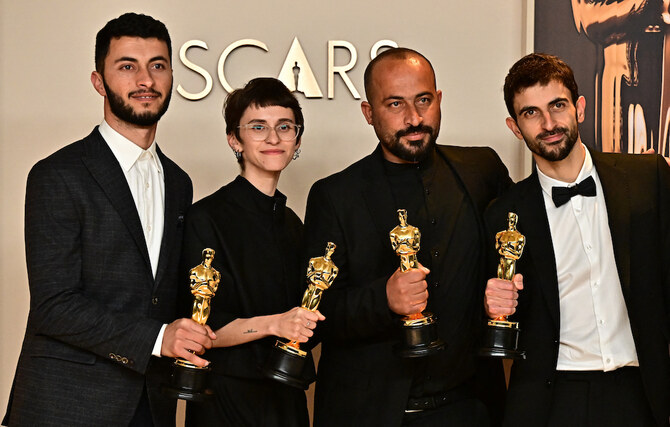 Le film « No Other Land », qui traite de certains aspects du conflit entre Israël et la Palestine, a remporté un Oscar ce mois-ci. (AFP)