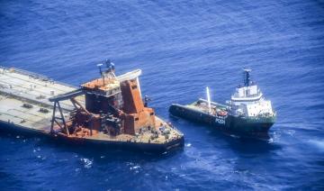 Pétrolier incendié près du Sri Lanka: la nappe de diesel a doublé en longueur