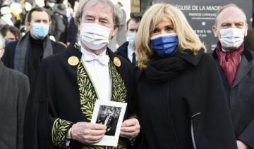 Cérémonie pour Pierre Cardin à la Madeleine en présence de Brigitte Macron