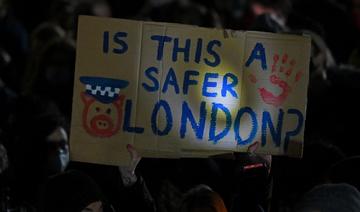 Tensions lors d'un hommage non autorisé à une Londonienne assassinée
