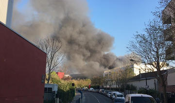 Important incendie d'entrepôt au nord de Paris
