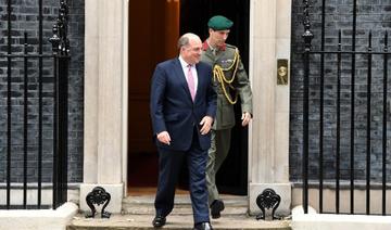 Le ministre de la Défense Ben Wallace quitte le 10 Downing Street, le 15 septembre 2021 (Photo, AFP) 