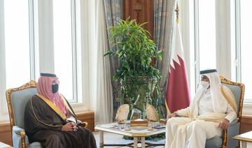 L'émir du Qatar reçoit le ministre saoudien de l'Intérieur