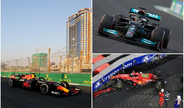 Hamilton scelle le doublé de l'entraînement, LeClerc éliminé au premier jour du Grand prix d'Arabie saoudite