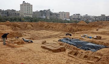 Des ouvriers découvrent des tombes de l'époque romaine sur un chantier à Gaza