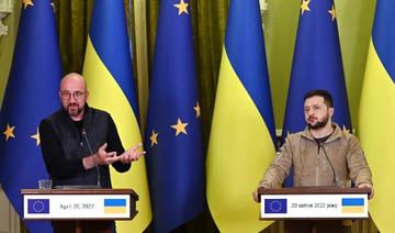 L'UE fera «tout» pour que l'Ukraine «gagne la guerre», dit Charles Michel à Zelensky 