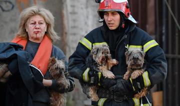 À Kiev, le choc après les bombardements russes