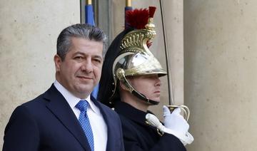 Emmanuel Macron s'entretient avec Masrour Barzani, Premier ministre du Kurdistan d'Irak