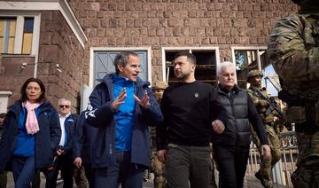 Ukraine: Zelensky et Grossi ensemble avant la visite du chef de l'AIEA à la centrale de Zaporijjia