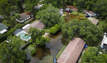 Vastes inondations en Floride dans le sillage de l'ouragan Idalia