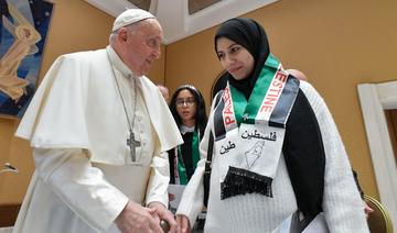 Le pape reçoit des Israéliens et des Palestiniens, craint une «montagne de morts»