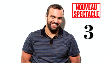 Le Comte de Bouderbala sur scène avec son one-man-show 3