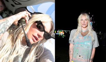 Kesha porte les lunettes de la créatrice libanaise Karen Wazen 