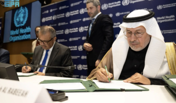 Le responsable de KSrelief et Tedros, de l'OMS, signent à Genève des accords d'une valeur de 20 millions de dollars
