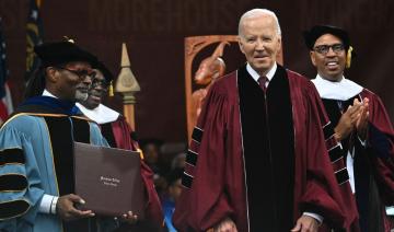 A l'université de Martin Luther King, Joe Biden promet d'écouter les manifestations pour Gaza