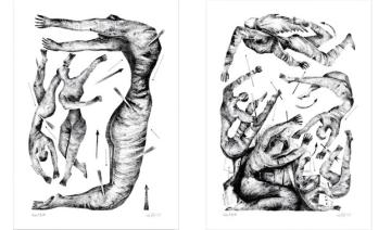 Temps forts de l'exposition «I'm Still Alive» de l'artiste Maisara Baroud