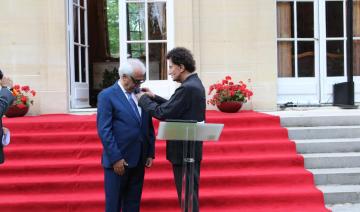 Hommage au directeur général de l'Institut du Monde Arabe, Chawki Abdel Amir, à l'ambassade d'Irak