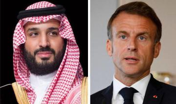 Le prince héritier saoudien et le président français discutent des relations bilatérales et des développements régionaux