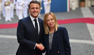 A Rome, un long tête-à-tête entre Macron et Meloni pour dissiper les tensions