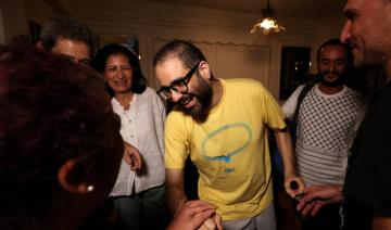 Egypte: gracié, le militant Alaa Abdel-Fattah fête sa libération