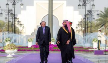 Le prince héritier saoudien reçoit le président turc à Riyad