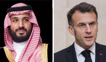 Macron condamne les attaques iraniennes contre l'Arabie saoudite lors d'un appel avec le prince héritier