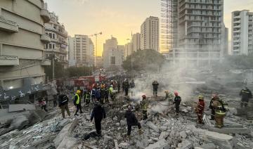 Au moins six tués dans des frappes israéliennes au centre de Beyrouth