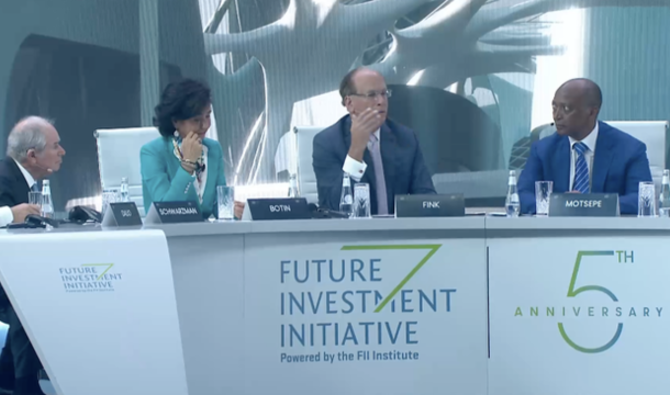Larry Fink, PDG de la société américaine BlackRock.