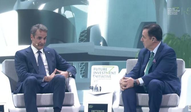 Le Premier ministre grec Kyriakos Mitsotakis.